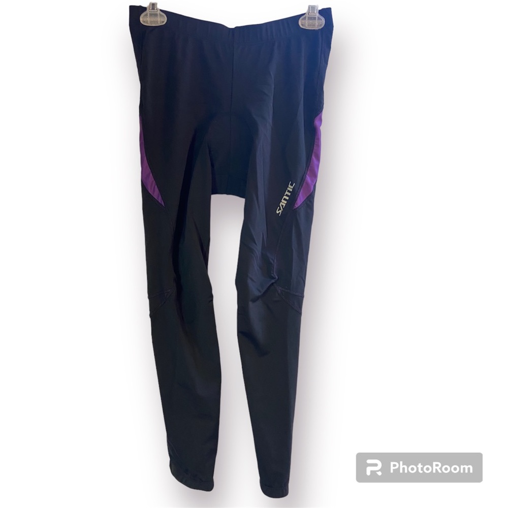 Santic padded cycling for freedom bicycle Leggings pants capri cycle tights